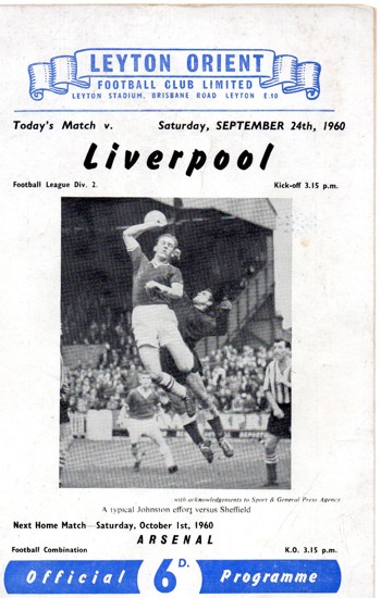 Match programme